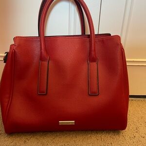 Red Christian risiano Leather Handbag